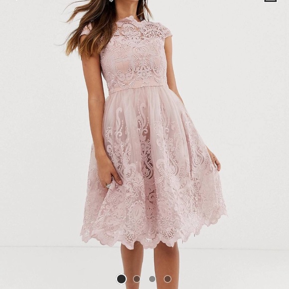 Chi Chi London | Dresses | Chi Chi London Lavender Lace Dress | Poshmark